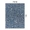 World Rug Gallery Contemporary Tropical Leaves Weather Resistant Indoor/Outdoor Area Rug 7' 10'' x 10' Blue 4031BLUE8X10 - alternate 10